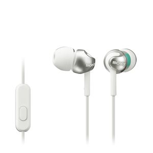 Sony MDR-EX110APW wit in-ear hoofdtelefoon