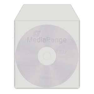 MediaRange BOX64 CD-doosje Opbergmap/sleeve 1 schijven Grijs