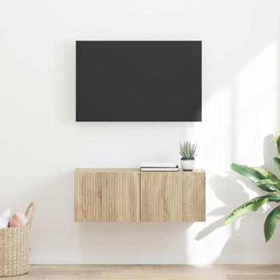 TV Wandkast Sonoma 60 x 31 x 29.5 cm Bewerkt hout
