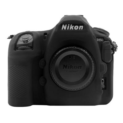 PULUZ soft silicone beschermhoes voor Nikon D850 (zwart)