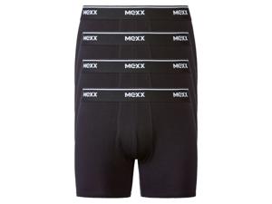 MEXX Heren boxer, 4 stuks, elastische boorden met merk-opschrift (M, Zwart)