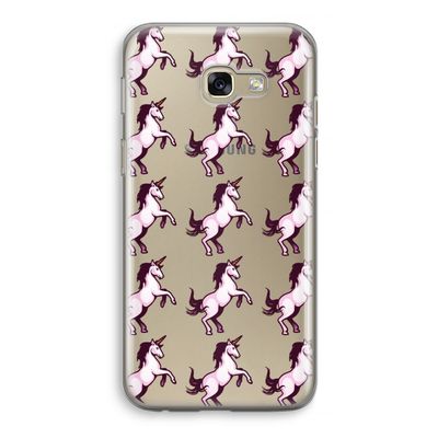 Musketon Unicorn: Samsung Galaxy A5 (2017) Transparant Hoesje