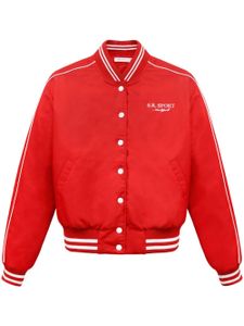 Sporty & Rich veste teddy SR Sporty - Rouge