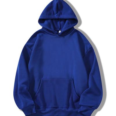 Bon&Bon Black Thermal Lined Hoodie - Casual Drop Shoulder Pullover Blue / S