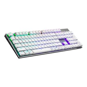 Cooler Master Gaming SK653 toetsenbord RF-draadloos + Bluetooth QWERTY Amerikaans Engels Zilver, Wit