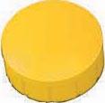 MAUL magneet Solid, 15 mm, trekkracht 150 gr, doos van 10 stuks, geel