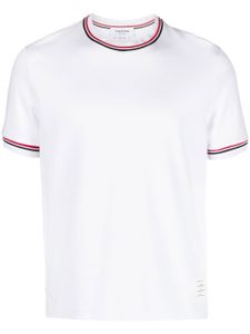 Thom Browne t-shirt à patch logo - Blanc