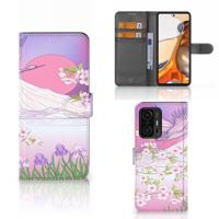 Xiaomi 11T | 11T Pro | Telefoonhoesje | Met pasjeshouder | Bird Flying