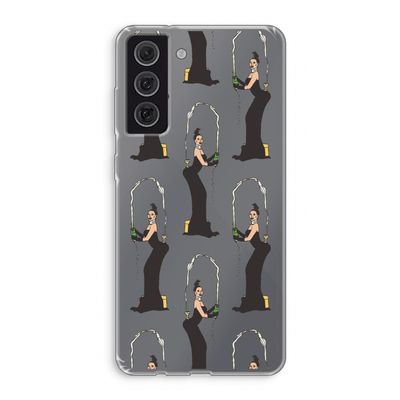 Pop Some Kim: Samsung Galaxy S21 FE Transparant Hoesje