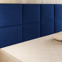 2dekans Hoofdbord Levi 180 x 100 x 8 blauw [Schade achterkant doek]