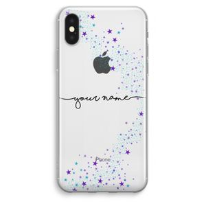 Sterren: iPhone XS Max Transparant Hoesje
