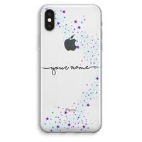 Sterren: iPhone XS Max Transparant Hoesje