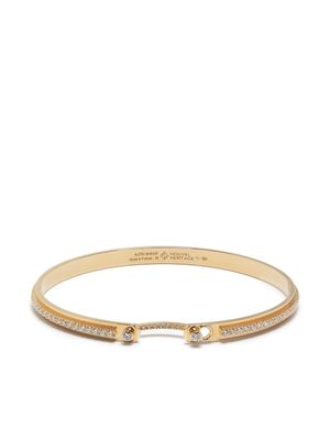 Nouvel Heritage bracelet jonc Tuxedo Mood en or 18ct serti de diamants