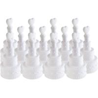 Bruiloft bellenblaas - taart met hartje - 12x stuks - 7,5 cm - Bellenblazen - Trouwerij/huwelijk