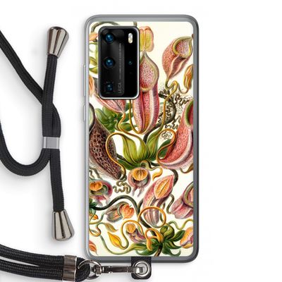 Haeckel Nepenthaceae: Huawei P40 Pro Transparant Hoesje met koord