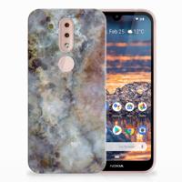 Nokia 4.2 | TPU | Siliconen hoesje | Marmer Grijs