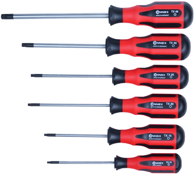 Connex Set Schroevendraaiers Tx 6Dlg 2Com - COX312996