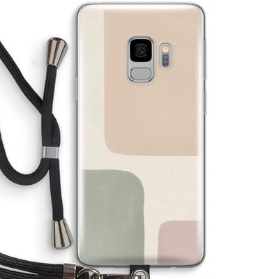 Geo #7: Samsung Galaxy S9 Transparant Hoesje met koord