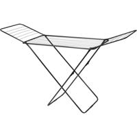 Ultra Clean Droogrek metaal 18m zwart 180x55x108cm