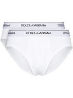 Dolce & Gabbana set de deux slip en coton - Blanc