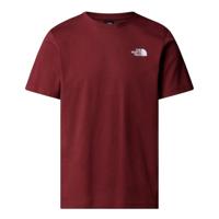 The North Face S/S Redbox T-shirt Heren Sumac/Asphalt Grey S