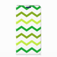 Samsung Galaxy S10e | Hoesje met Magneet | Zigzag Groen