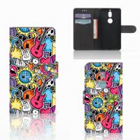 Nokia 7 | Wallet Case | met Pasjes | Punk Rock