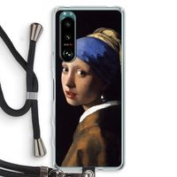 The Pearl Earring: Sony Xperia 5 III Transparant Hoesje met koord