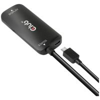 club3D USB Adapter [1x HDMI-stekker - 1x DisplayPort bus] Adapter HDMI + MicroUSB - DP 4 1 m