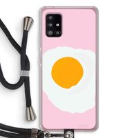 Sunny side up: Samsung Galaxy A51 5G Transparant Hoesje met koord Sunny side up: Samsung Galaxy A51 5G Transparant Hoesje met koord