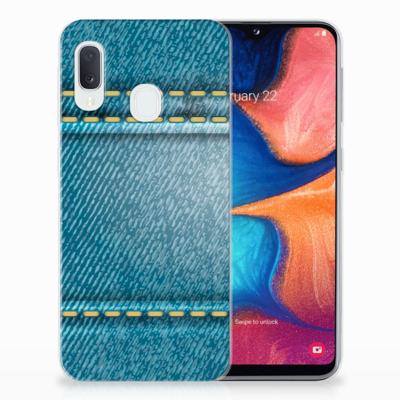 Samsung Galaxy A20e | Sillicone Back Cover | Jeans