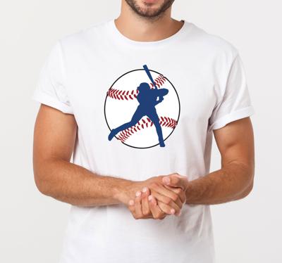 T-shirt sport honkbal slagman