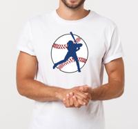 T-shirt sport honkbal slagman T-shirt sport honkbal slagman