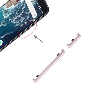 Aan/uit-knop en volume knop voor Xiaomi mi 6X/a2 (goud)