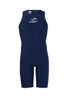 Sailfish rebel train 2 swimskin mouwloos donkerblauw dames