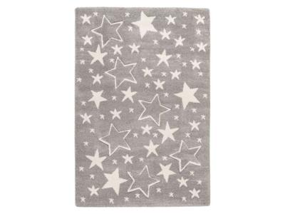 KAYOOM Kinder vloerkleed (Grijs/sterren, 80cm x 150cm) KAYOOM Kinder vloerkleed (Grijs/sterren, 80cm x 150cm)