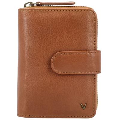 Vilenca Rits Portemonnee Cognac