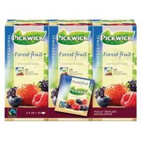 Thee pickwick fair trade forest fruit 25x1.5gr | 3 stuks