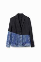 Hybride denim blazer - BLUE - 40