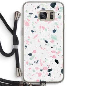 Terrazzo N°3: Samsung Galaxy S7 Transparant Hoesje met koord