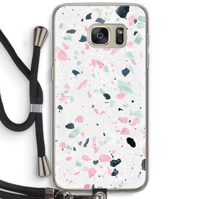 Terrazzo N°3: Samsung Galaxy S7 Transparant Hoesje met koord