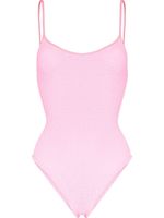 Hunza G maillot de bain Pamela à effet froissé - Rose