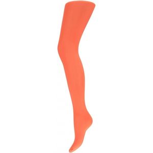 Microfiber dames panty fluor oranje L/XL  -