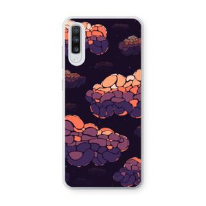 Patroon Wolken: Samsung Galaxy A70 Transparant Hoesje