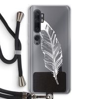 Pluim: Xiaomi Mi Note 10 Transparant Hoesje met koord