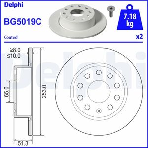 Remschijf BG5019C