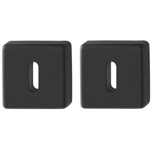 HOPPE Sleutelrozetten Vierkant DD:37-42 52x52mm 52KVS Zwart