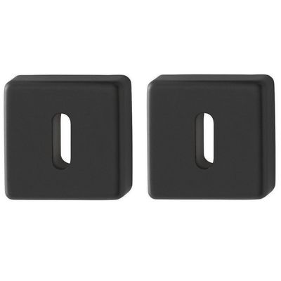 HOPPE Sleutelrozetten Vierkant DD:37-42 52x52mm 52KVS Zwart