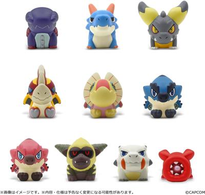 Monster Hunter Finger Puppets Vol.2 Full Box (10 figures)