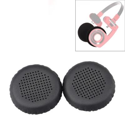 2 stuks voor KOSS PP/SP geperforeerde ventilatie versie eiwit lederen cover hoofdtelefoon beschermende cover earmuffs (zwart)